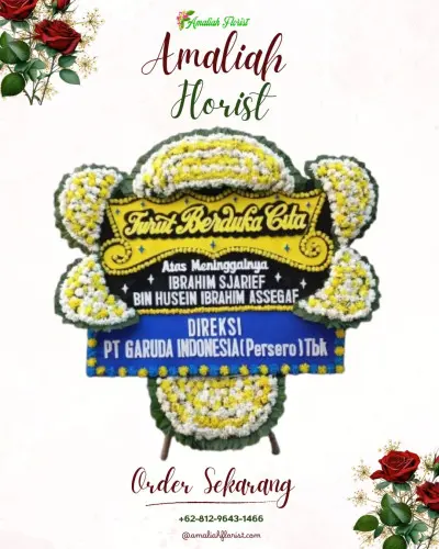Papan Bunga Duka di Buana Giri